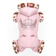 Puppy Angel NEVAL Leopard Padded Bodysuit in Pink