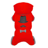 Puppy Angel SUEM Padded Overalls in Red