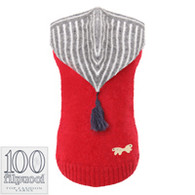 Puppy Angel Super Lambswool Cashmere Sweater in Red
