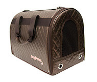 DogPose Diamond Quilting Carrier in Brown