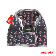 Puppia Owlet Soft Dog Vest Harness in Navy in S