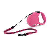 Flexi Classic Retractable Dog Lead in Hot Pink