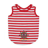 Puppy Angel Little Pirate Striped T-Shirt in Red S