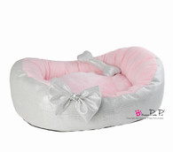 Pretty Pet Bling Bling Bed in Silver