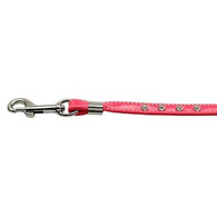 Single Row Patent Jewel Lead in Bright Pink