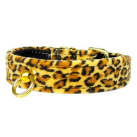 Wide Animal Print Collar in Leopard