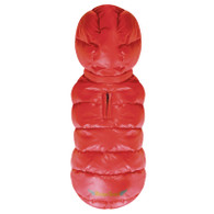 Love Hood Down Padding Vest in Red