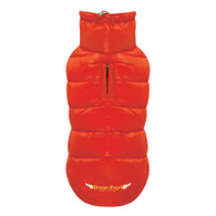 Snap Padding Vest in Red