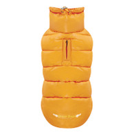 Snap Padding Vest in Orange