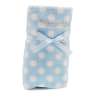 Puppy Angel Hot to Dot Snuggle Pet Blankie in Blue