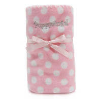 Puppy Angel Hot to Dot Snuggle Pet Blankie in Pink