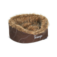 Twilight Oval Cat Bed in Brown
