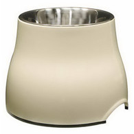 Elevated Dog Bowl in Cream in Large