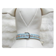 Jackie O Single Row Collars in Baby Blue