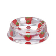 Strawberry Dog Bowl in 2 sizes
