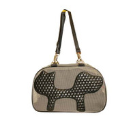 Coco Mesh Pet Carrier in Black