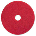 18" Red Buffing Floor Pad 5/case