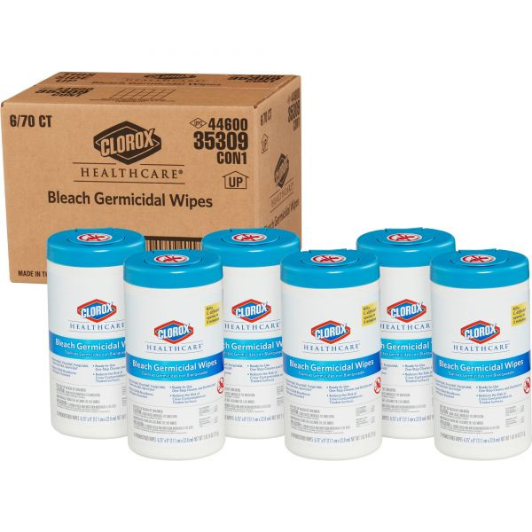 Clorox® Healthcare Germicidal Wipes 6 70ct/case Facility Solutions, Inc.