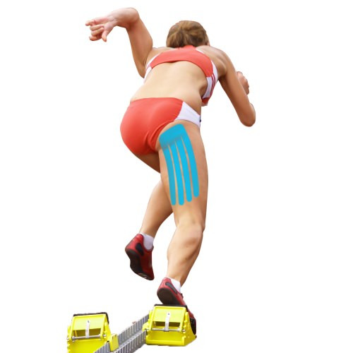 Kinesiology Tape Pre Cut Hamstring Support