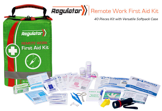 Remote Work First Aid Kit - 40 Piece Kit - Versatile Softpack