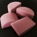 Pink Mini Half Round Sponges