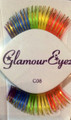 Rainbow with Gold Accents Eyelashes