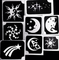Sun, Moon & Stars Stencils