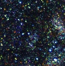 Holographic Black Opaque extra sparkly Glitter