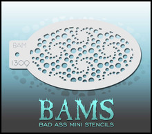 BAM Spirals stencil