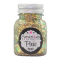 LuckyStar Pixie Paint by Amerikan Body Art is a warm blend of fiery iridescence and golden stars.