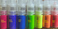 Neon/UV cosmetic grade glitter spray
