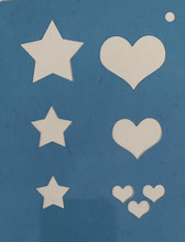 Hearts & Stars Stencil