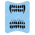 Teeth stencil by Quick EZ