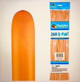 260Q Q-Pak Neon Orange Qualatex Plain Latex - Pack of 50