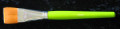 This is a brilliant brush for 1 Stroke Painting. The short bristles are easier to control and it holds a lot of paint so you don't need to reload as often.