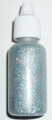 Stunning Holographic Silver Glitter Gel with metal applicator tip for fine lines and dots 15ml