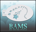 BAM Shooting Stars stencil