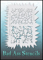 Bad Ass Cracks & Jaggs stencil