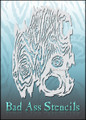 Bad Ass Stencil Knotty 6033