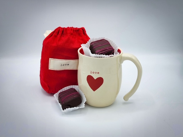Romantic Heart Valentines Cups - Set of 2