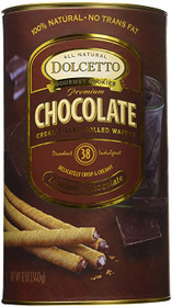 Dolcetto Classic Premium Chocolate Cream Filled Rolled Wafers