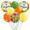 Actual patterns and colors of balloons may vary from those pictured.