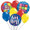 Actual patterns and colors of balloons may vary from those pictured.