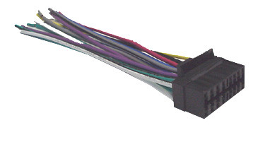 Sony Cdx-Gt270mp car radio stereo 16 pin Iso Cdx Gt wiring harness loom lead 