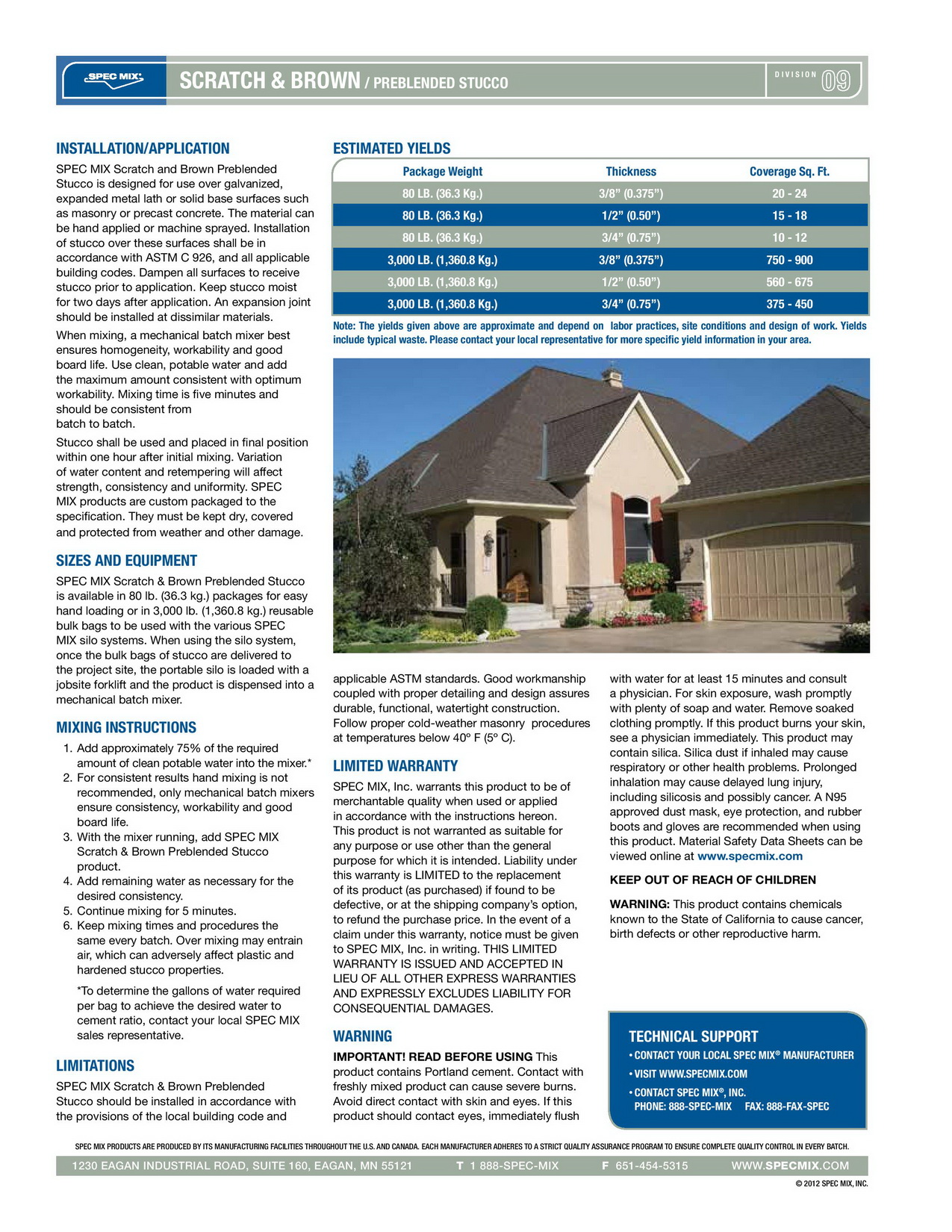 SpecMix Fiber Scratch & Brown Stucco