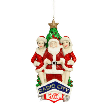 radio city rockettes and santa ornament radio city rockettes and santa ornament