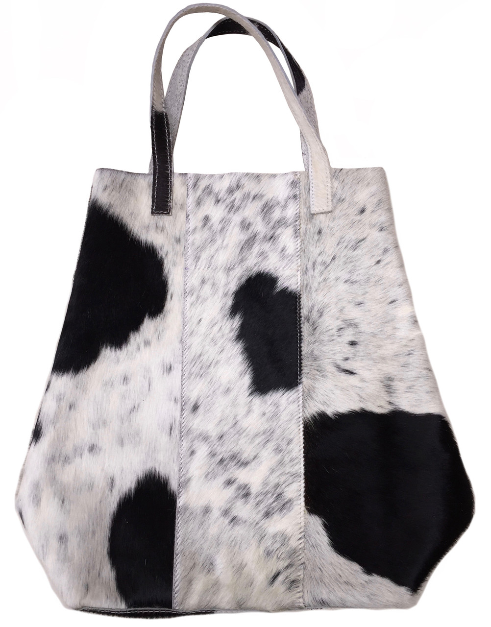 Luxurious Bag Bess In Black White Cowhide