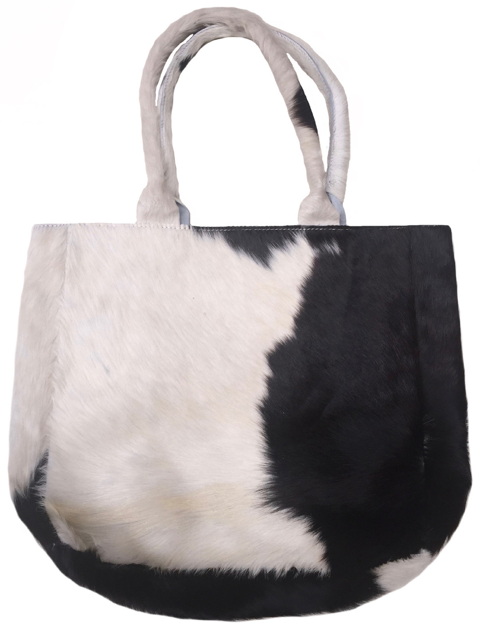 Luxurious Bag Heidi In Black White Cowhide