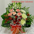 Medium size flower arrangement