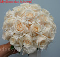 Pastel Roses with Stephanotis/Hyacinths  Bridal Bouquet 